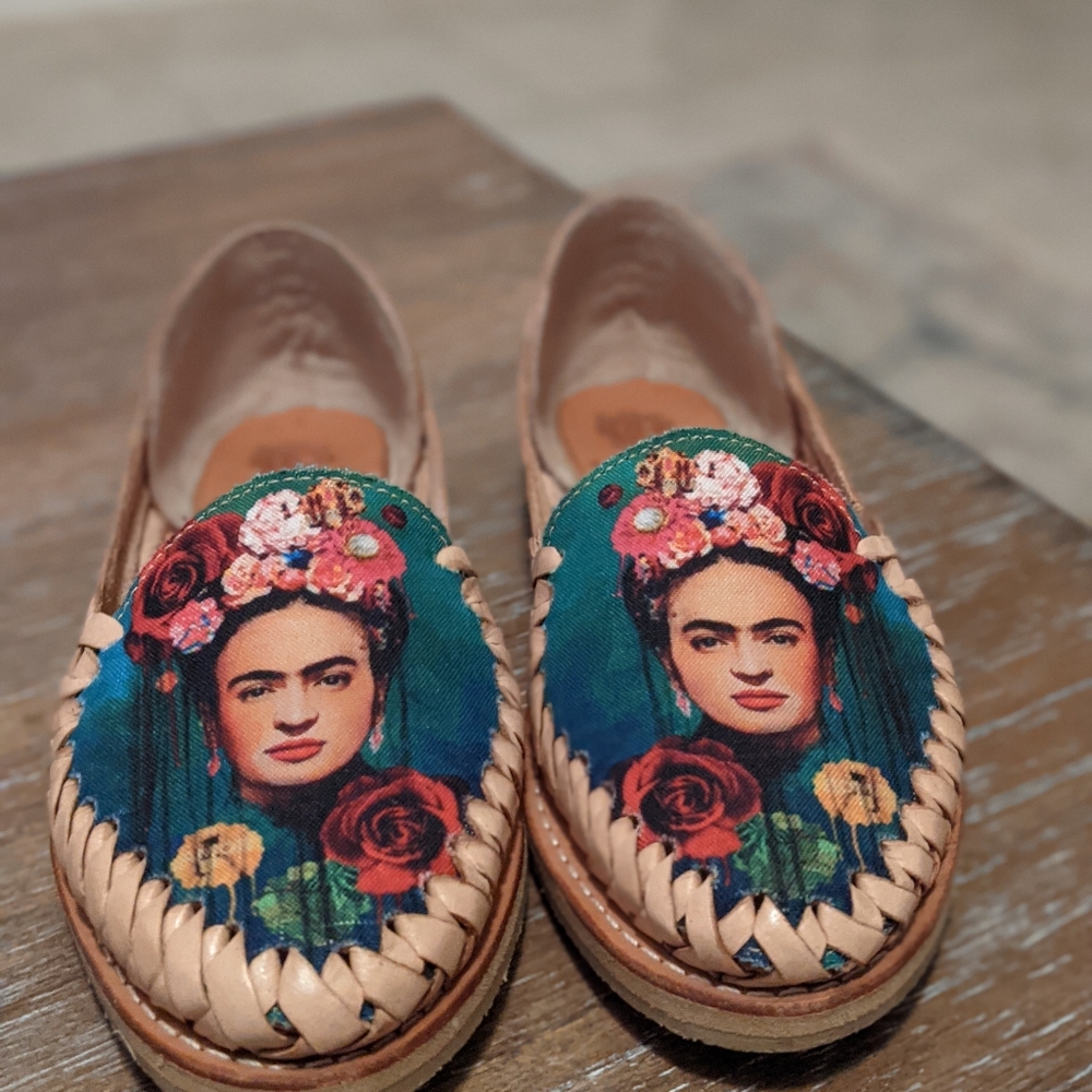 Frida Kahlo printed huaraches